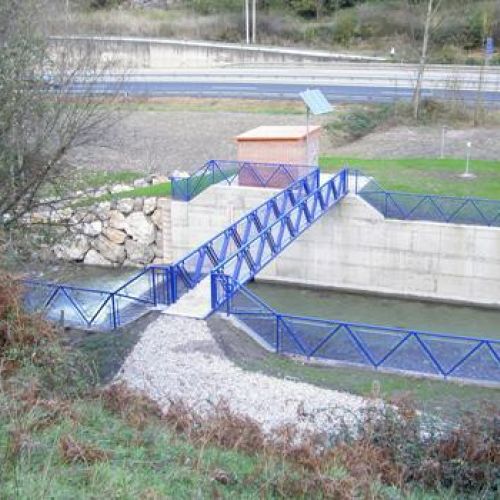 ESTACION DE AFOROS EN CAMPOMANES (RIO LENA)